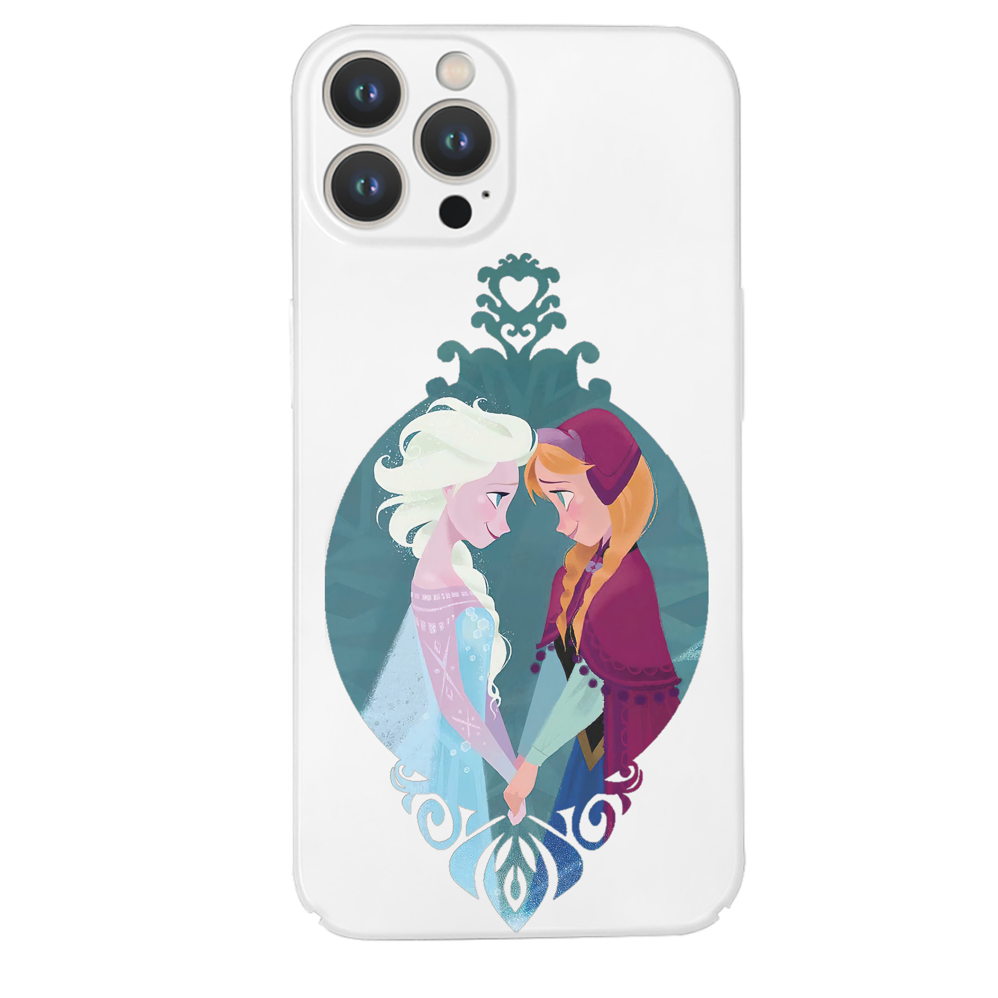 （画像用） アナと雪の女王 アンナ エルサ Frozen Anna Elsa 【iPhone 14シリーズ対応】ハードケース